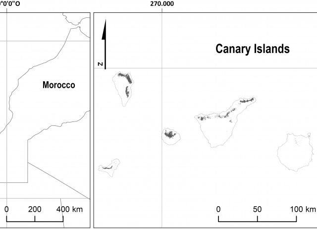 Spatial resolution impacts projected plant responses to climate change on topographically complex islands